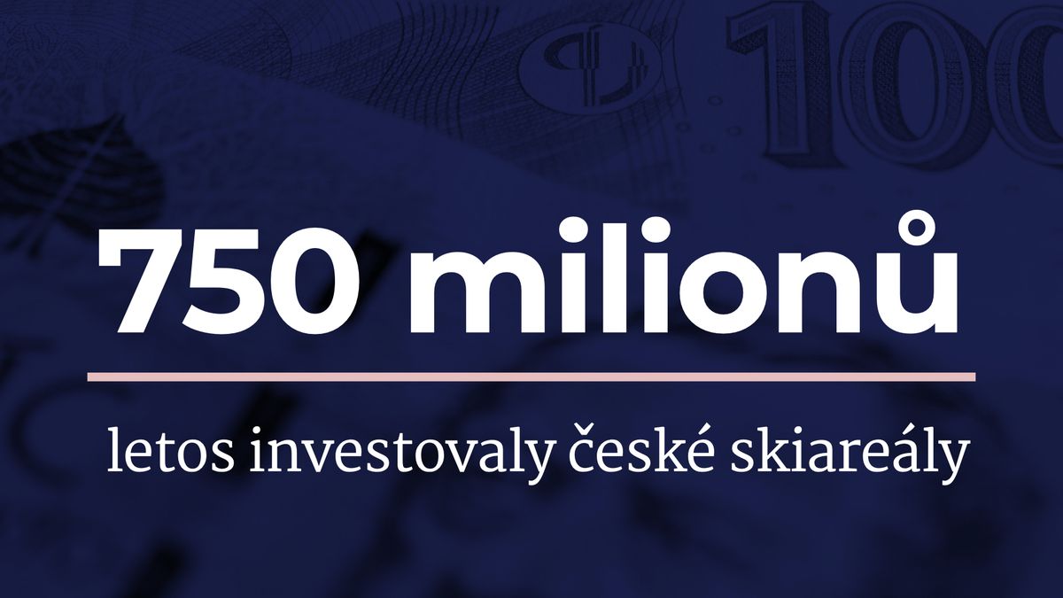 Skiareály investovaly 750 milionů korun, plánovaného rekordu nedosáhly